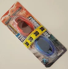NEW Zero Xposur Surf Swim Googles 3D Effect Blue Red - S
