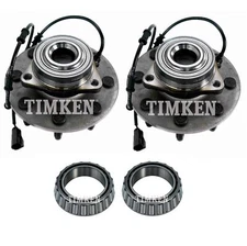 NEW Front and Rear Wheel Bearings & Hubs Kit Timken For Dodge Ram 4000 RWD 05-06