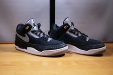 Jordan 3 Retro Tinker Black Cement Gold / CK4348 007 / Size 10