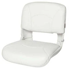 Tempress 45616 All-Weather High-Back White Boat Seat Marine Seating