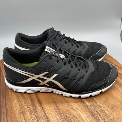 ASICS Gel-Zaraca Shoes Mens Size 12 Black White Silver Athletic Running  Trail - Main Image