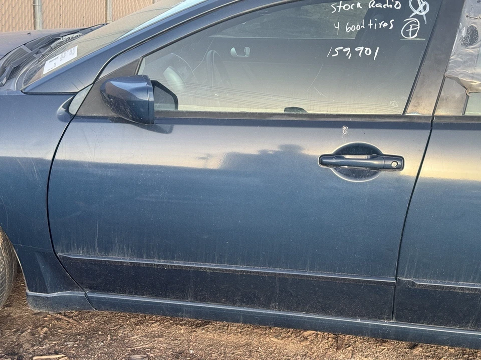 Carcasa de puerta del conductor delantera izquierda Mitsubishi GALANT azul 2004 2005 2006 OEM Foto 2 de 2