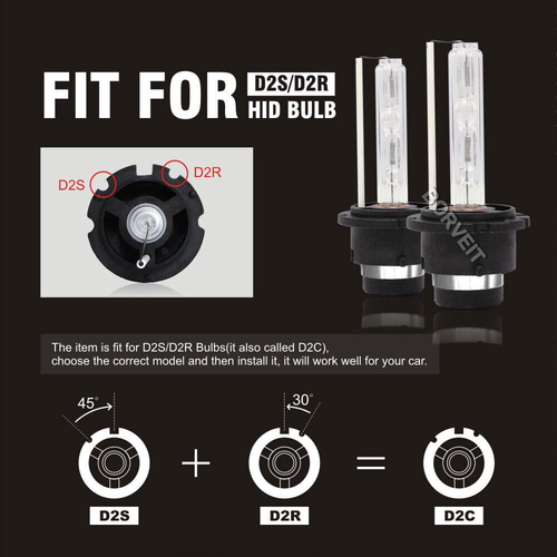 2X D2S D2C D2C 6000K 35W HID Headlight Bulbs For Acura RDX 2007-2015 Low Beam - Picture 10 of 10