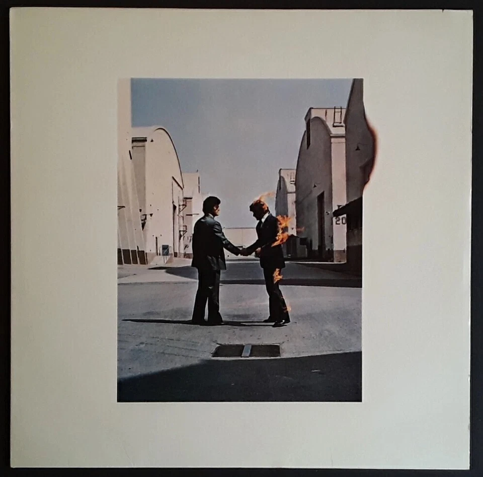 Pink Floyd Harvest Q4SHVL 814 Wish You Were Here UK QUAD Postcard Black Shrink M - Image 4 of 4