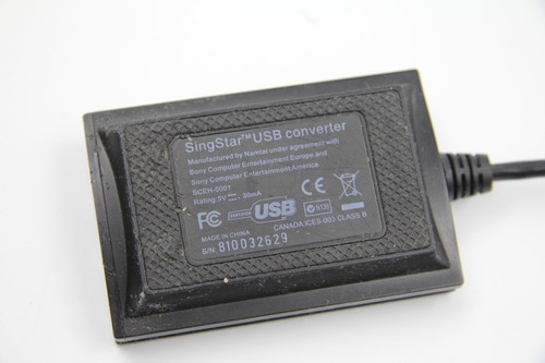 SINGSTAR USB ADAPTER MICROPHONE CONVERTER FOR SONY PS2/PS3 MODEL SCEH-0001 - Picture 4 of 4