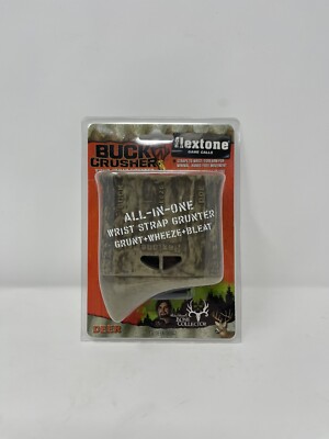 Flextone Buck Crusher Wrist Strap Grunter/Wheeze/Bleat Game Call New Sealed