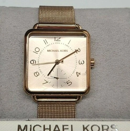 Orologio da donna Michael Kors MK3664 Brenner Quadrante Oro Rosa Inox