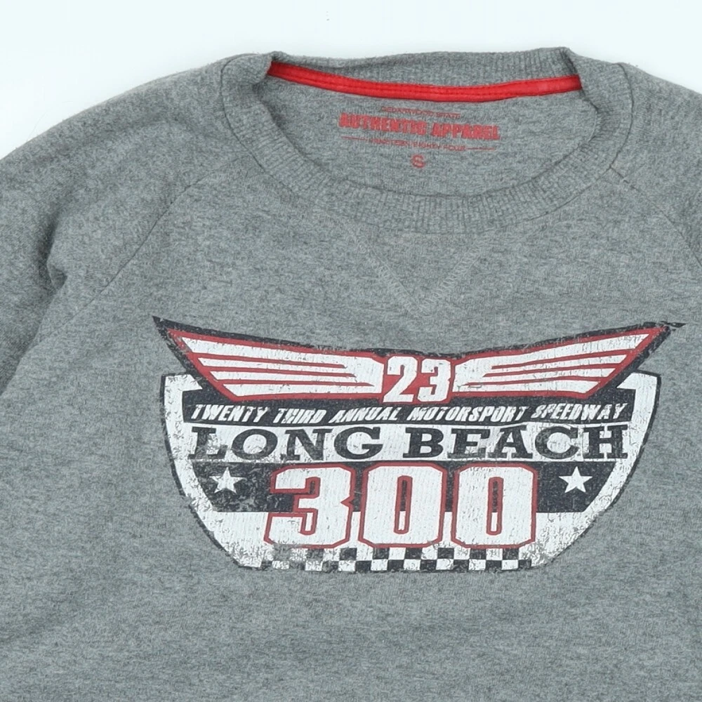 VETEMENTS Abbigliamento Autentico Ragazzo Grigio Poliestere Pullover Felpa Taglia S Logo