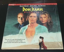 Don Juan Demarco Laserdisc LD Original Shrink Widescreen Edition Johnny Depp
