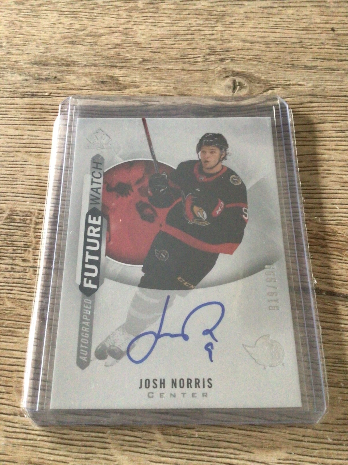2020-21 SP Authentic #162 Future Watch Rookie Autograph /999 Auto Josh Norris