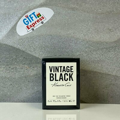 Vintage Black For Men 3.4 oz. Eau De Toilette Spray By Kenneth