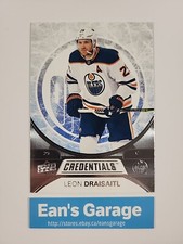 Leon Draisaitl Edmonton Oilers Upper Deck Credentials NHL 2022 #18 - Mint