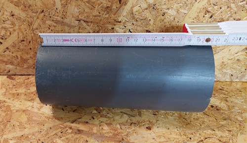Kunststoffrohr Abstandshalter Abstandsrohr extrem stabil L: 20cm DU: 10cm S 12mm - Bild 5 von 5