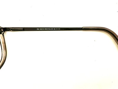 Robert Mitchel Eyeglasses RM 20216 Gray/Black 52-19-145 Without