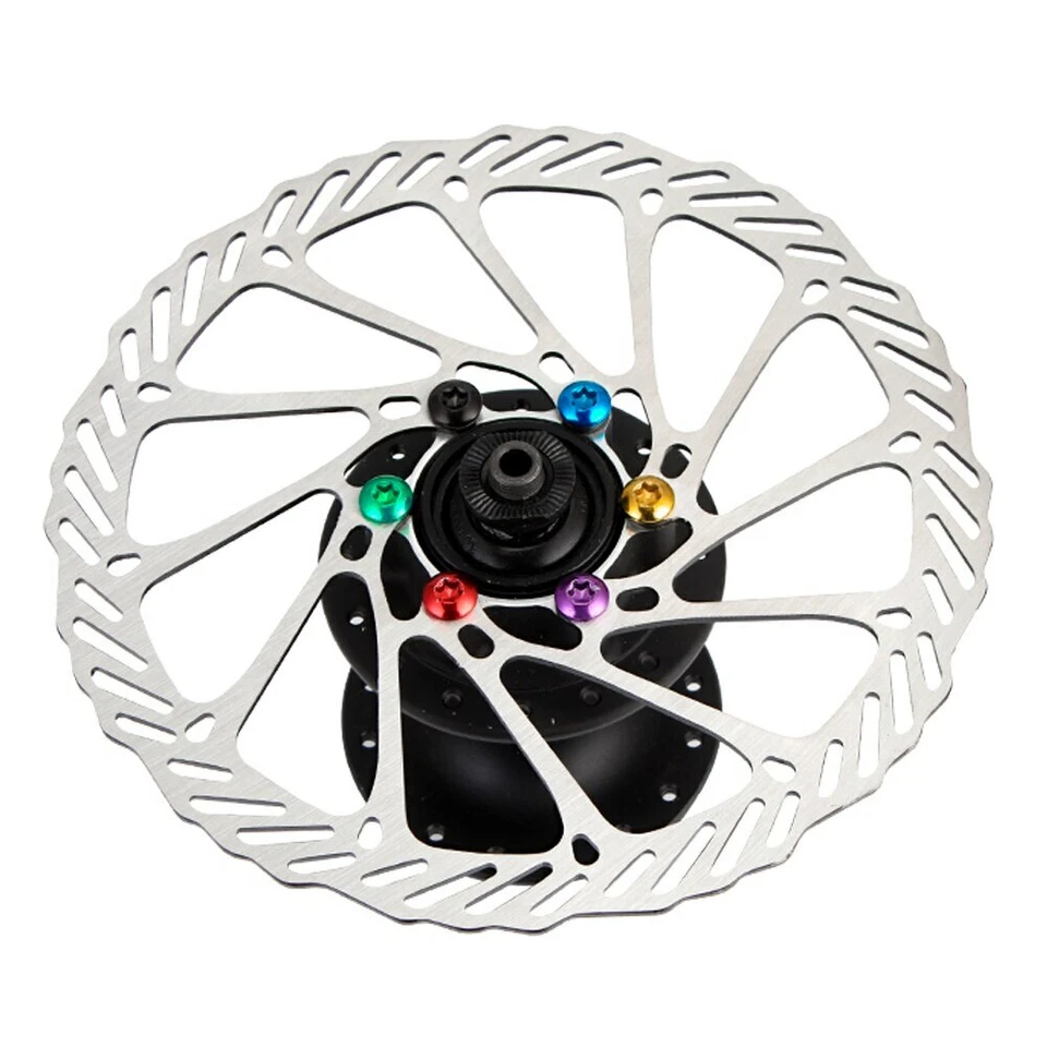 Bicicleta de Carretera MTB 12 piezas Rotor de Freno de Disco Pernos Torx T25 M5x10mm Tornillos de Acero de Aleación  Foto 3 de 4