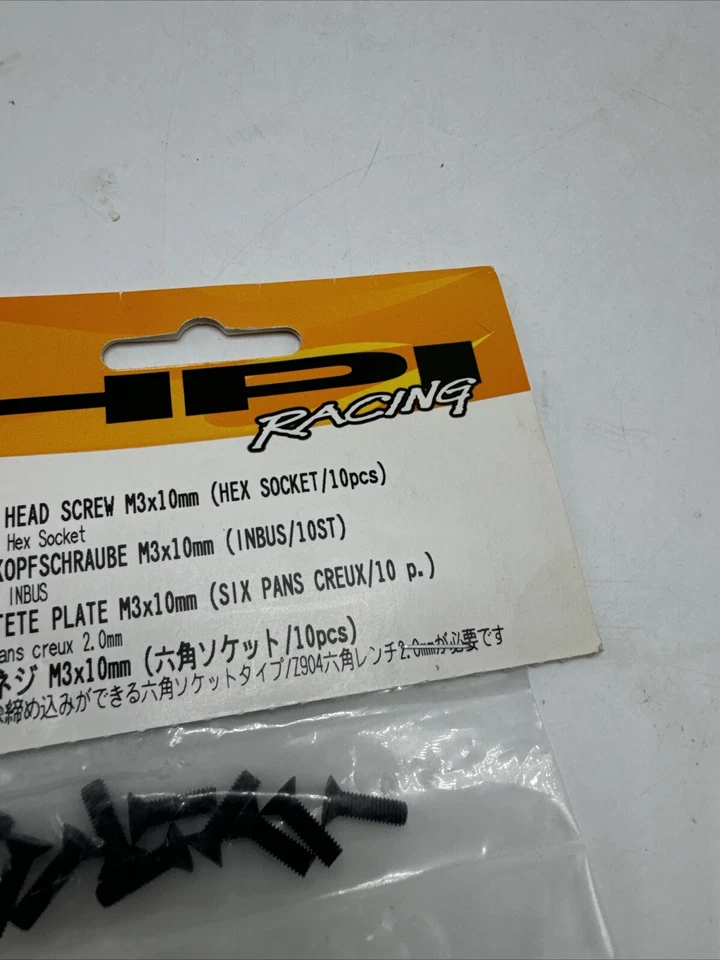 HPI Racing #Z083 Flat Head Screw M3 x 10mm Hex Socket New In Package - Image 3 of 4