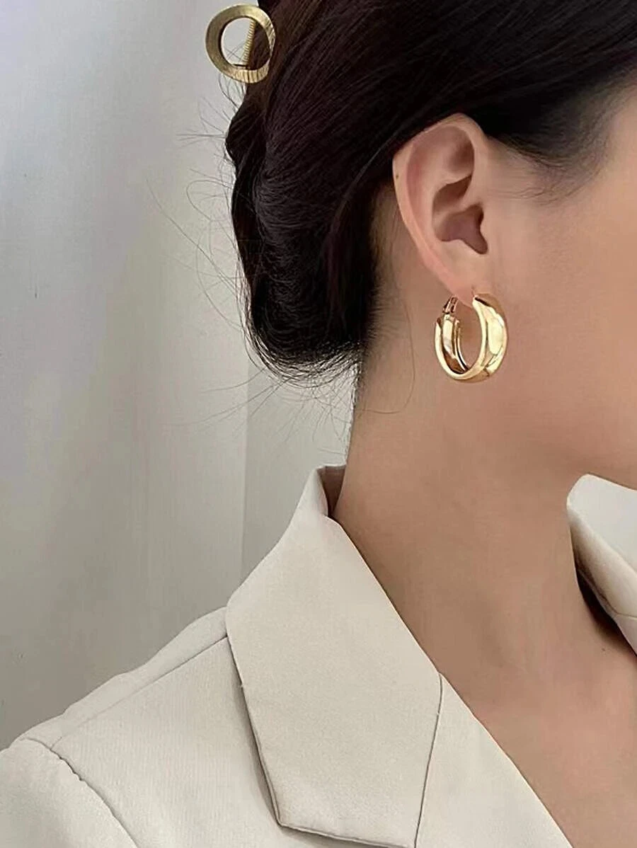 Aretes Argollas Pendientes Joyería Moda Regalos Para Mujer