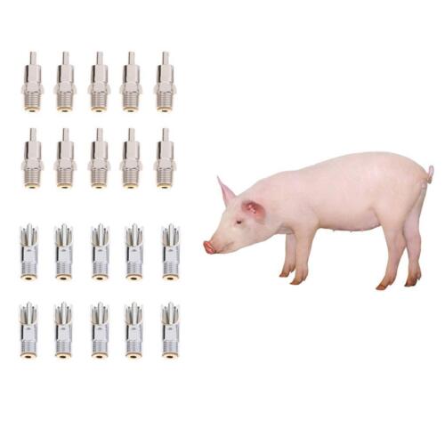 10 Stck./Set Schwein automatische Futterautomat Trinker landwirtschaftliche Geräte - Bild 1 von 14