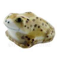 Puppenhaus Miniatur Keramik Braune Toad