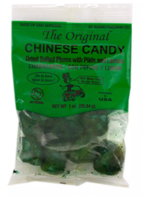 Alamo Candy Chinese Dried Salted Plums with Pickle & Lemon