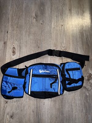 Gander Mountain Hiking Bag Hip Waist Pouch day amusement park blue Fanny Pack