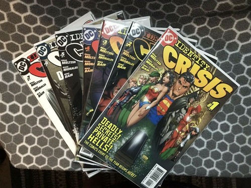 Identity Crisis #1-7 Complete Set DC Comics 2004
