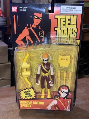 2005 BANDAI 5'' TEEN TITANS ARROW ACTION SPEEDY ACTION FIGURE NEW UNOPENED