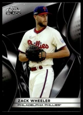 ZACK WHEELER 2025 TOPPS CHROME BLACK PHILADELPHIA PHILLIES #26