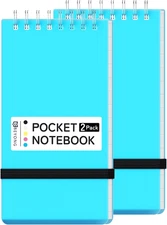 Small Pocket Notebook Journal, Mini Notepad Spiral Notebooks Note Pads for Work 
