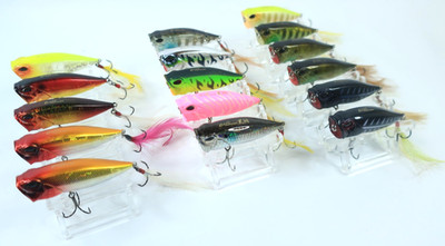 16 Duo Realis Popper 64 9.0g 6.4cm (Hook replacement, peeling paint) Lot.