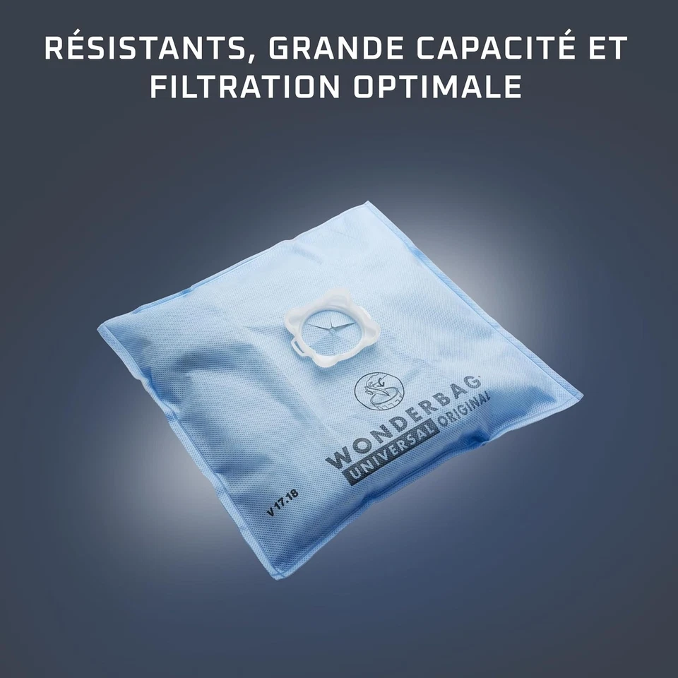 Rowenta Lot de 5 Sacs Wonderbag Original pour Aspirateurs Traineaux - Photo 3/4
