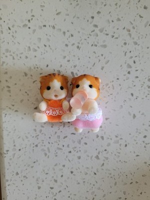Sylvanian Families Maple Cat Baby Twins