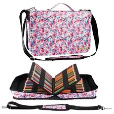 Colored Pencil Case Slot Holds 270 to 290 Pencils 290 Pencil Case Pink Floret