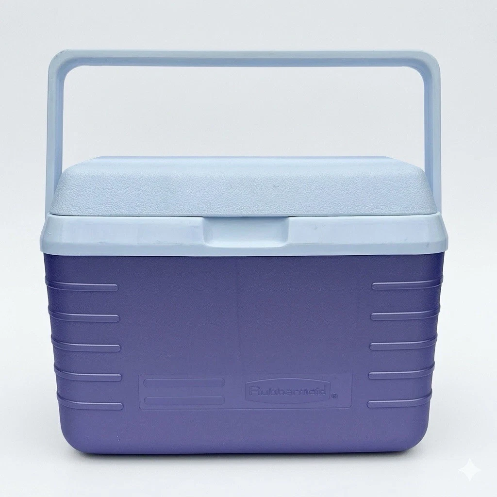 Rubbermaid VTG Mini Ice Chest Drink Lunch Cooler #2901 Metallic Purple USA 3 QT
Opens in a new windo
