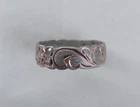 Vintage Hawaiian Sterling Silver 925 Plumeria Flower Ring Band US Jewelry Size 7