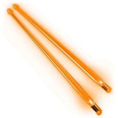FIRESTIX LED LIGHT UP DRUMSTICKS MANGO TANGO ORANGE FX12OR 5B