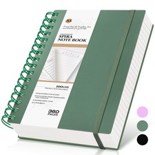 Spiral Notebook Journal,360 Pages College Ruled Notebook, Lined Thick Journal...