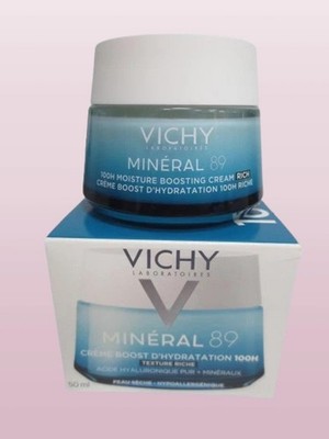 VICHY MINERAL 89 100H MOISTURE BOOSTING CREAM RICH 1.69 OZ EXP: 2028 BOXED