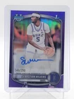 SEBASTIAN WILKINS 2025-26 BOWMAN CHROME PURPLE 1ST ROOKIE AUTO /250 Q6633