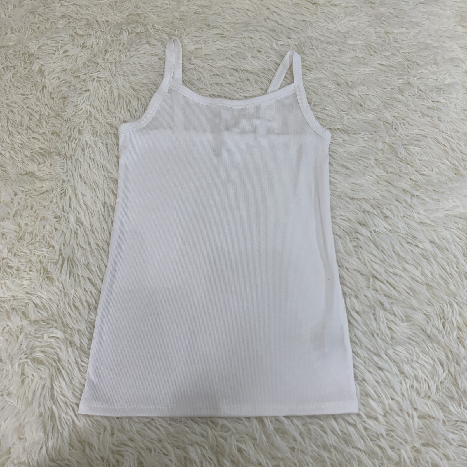 No Boundaries white ribbed cami small