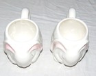 Williams Sonoma TWO 4 inch tall Some Bunny Loves Love Figural Rabbit Mugs — photo 2