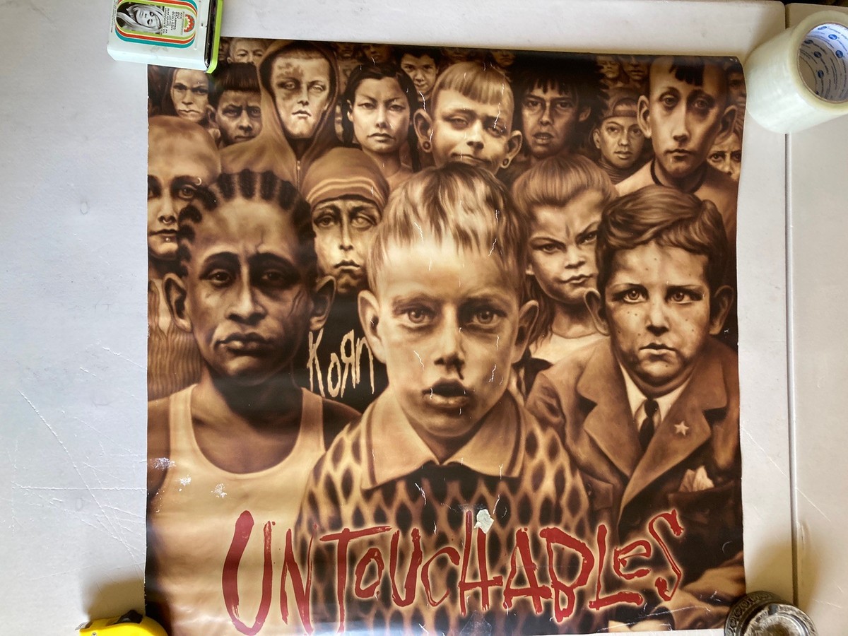 Korn 2002 Untouchables 2 Sided BIG Promo Poster 24x24
