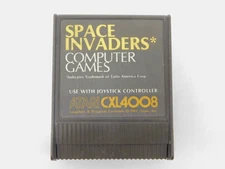 Atari CXL4008 Space Invaders Vintage Computer Game System Cartridge (nice)