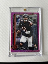 2025 Topps Chrome Caleb Williams RC Pink Refractor /250 #115/250 Bears Rookie