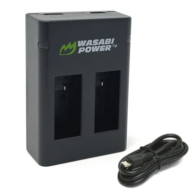 Wasabi Power Dual USB Battery Charger for GoPro MAX, ACDBD-001, ACBAT-001