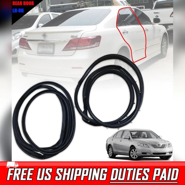 Tur Gummidichtung Wetterstreifen Hinten L+R FÜR Toyota Camry ACV40 XV40 07-11-image