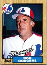 1987 Topps #293 Bob Rodgers