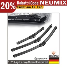 3x Für VW LUPO SCHEIBENWISCHER VORNE + HINTEN SETZ BJ. 1998 - 2003 21"+19"+12"