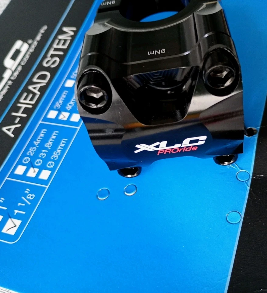 XLC Pro Ride Handlebar Stem 31.8mm Bar Clamp 1 1/8" x 40mm Mtb Dh Freeride z906 - Image 2 of 4