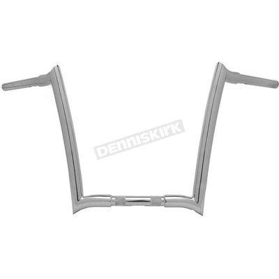 Paul Yaffe Chrome 12 in. Bagger Monkey 1 1/4'' Bars - OEMB125-12-C